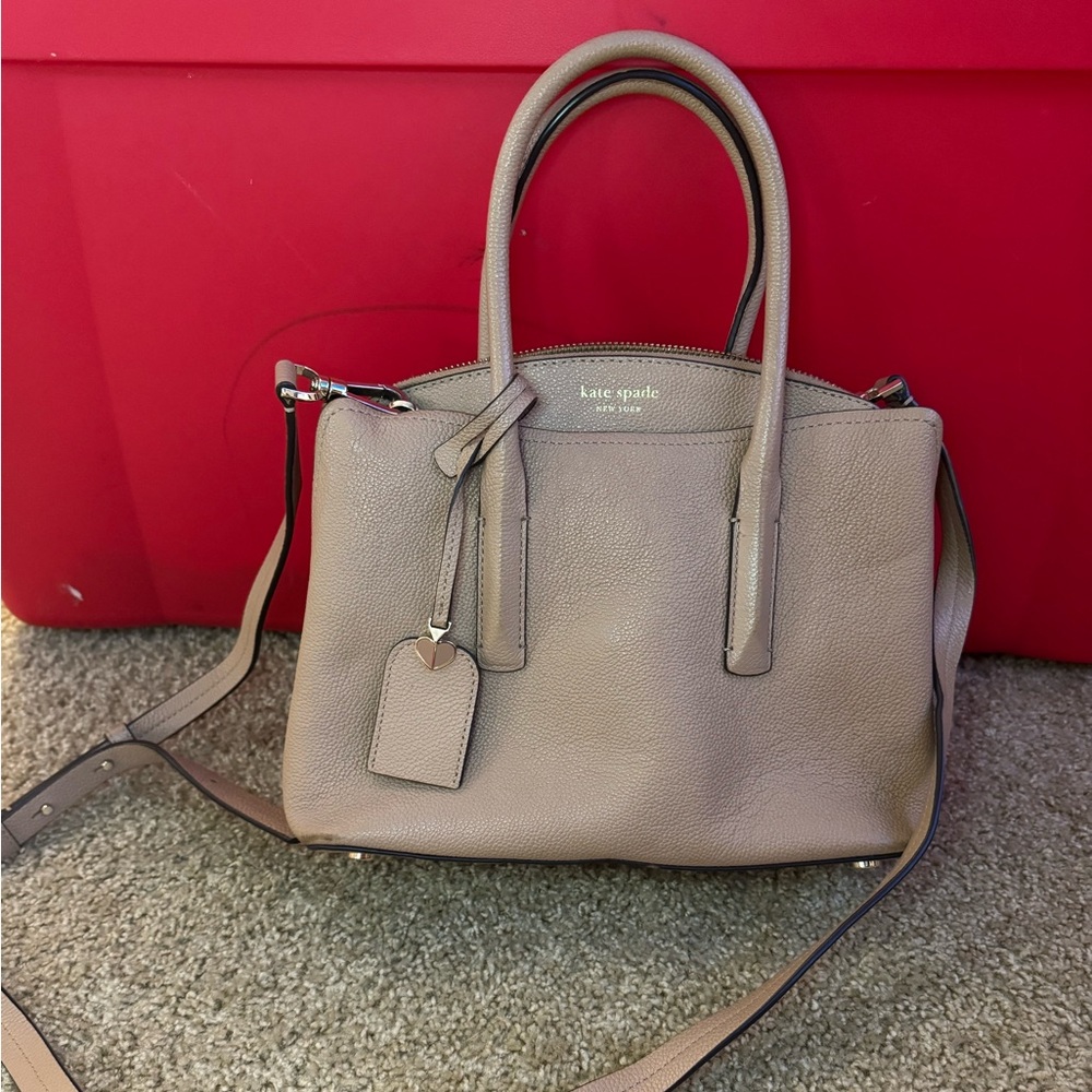 Authentic Kate Spade Beige Satchel Bag